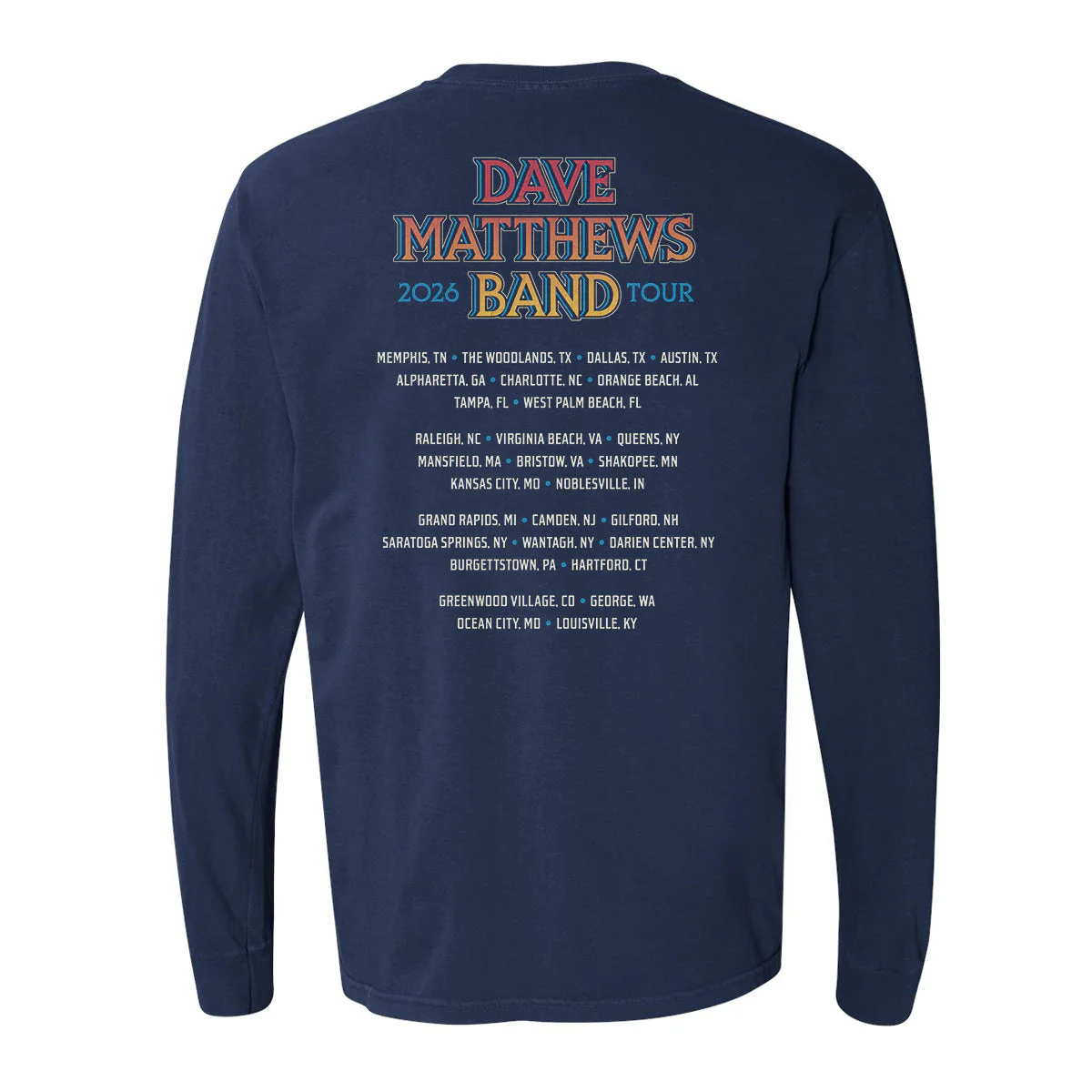 2026 Tour Long Sleeve Tee - Image 2