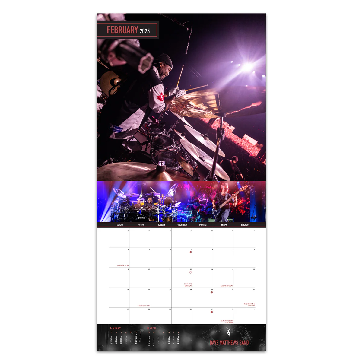 Dave Matthews Band 2025 Calendar - Image 3