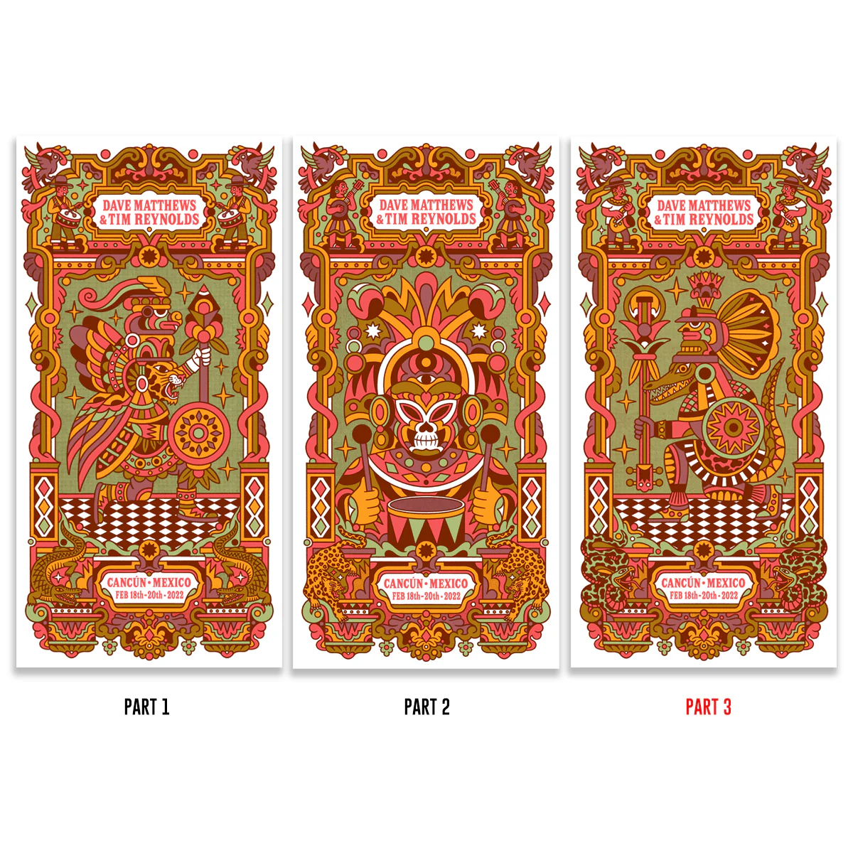 Dave & Tim 2022 Event Poster - Triptych N3 Panel - Image 2
