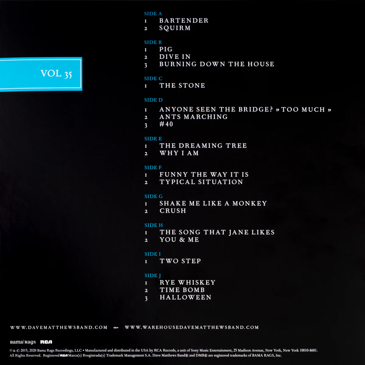 DMB Live Trax Vol. 35: Post-Gazette Pavilion - 5 LP Set - Image 10