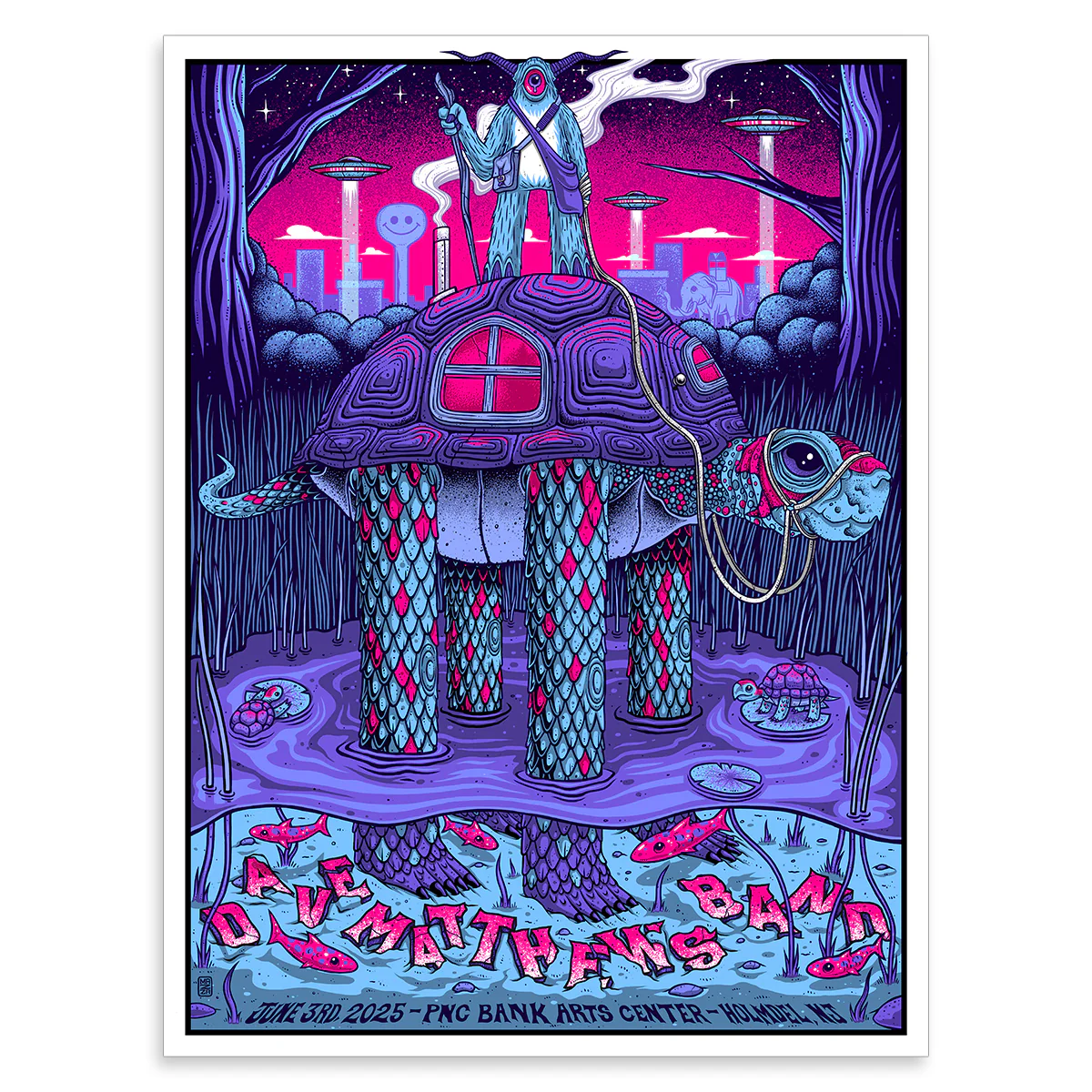 DMB Show Poster Holmdel, NJ 06.3.2025