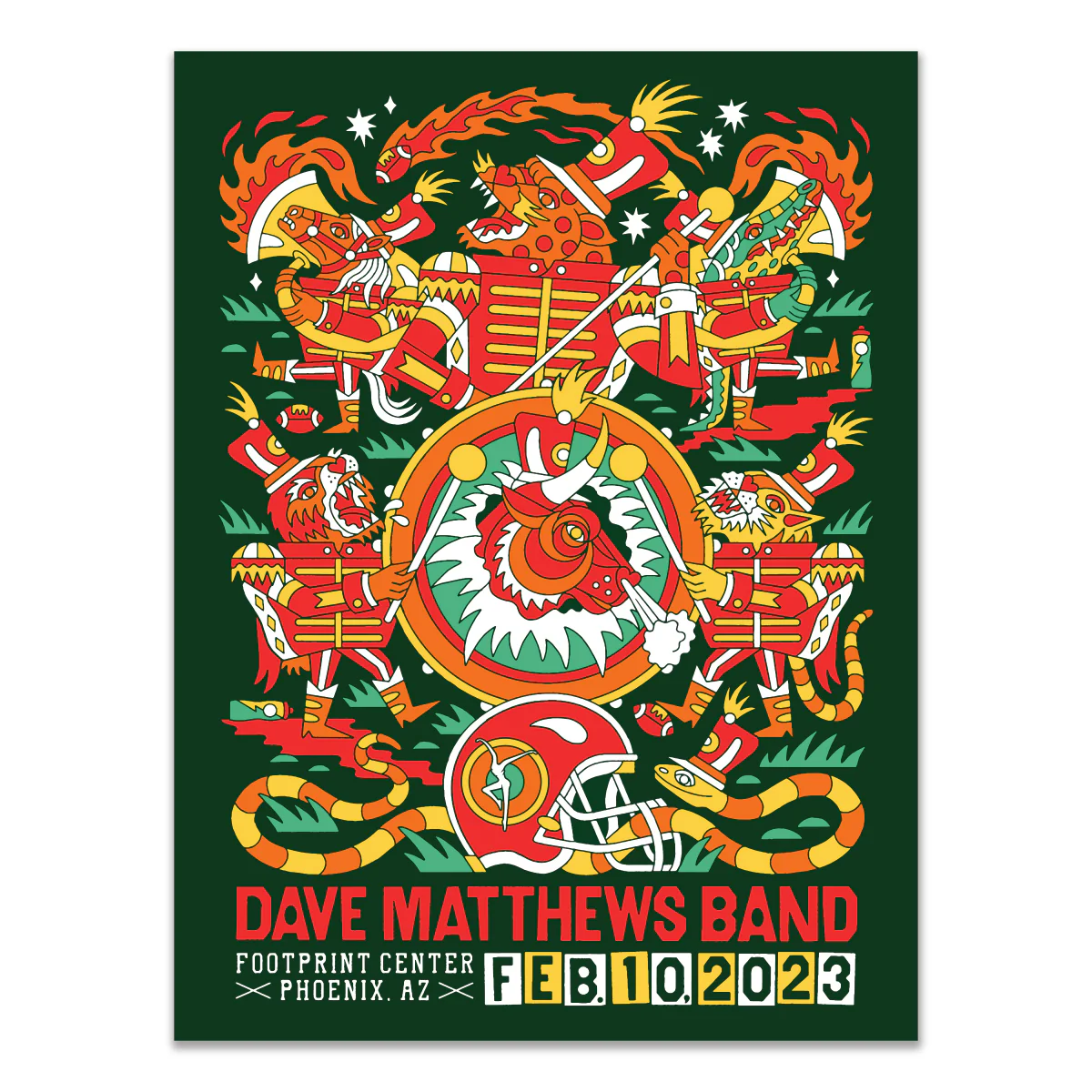 DMB Show Poster Phoenix, AZ 02/10/23