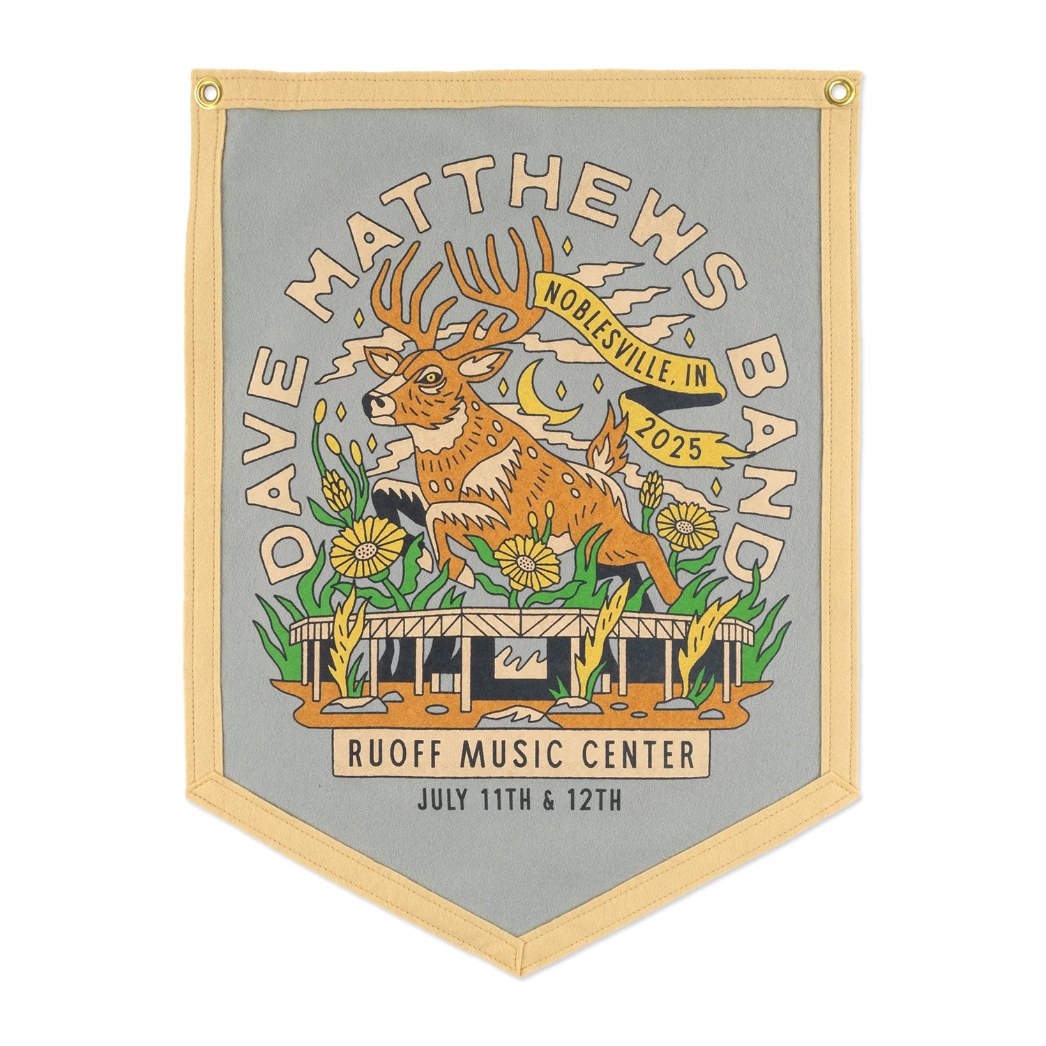 Noblesville 2025 Felt Camp Flag