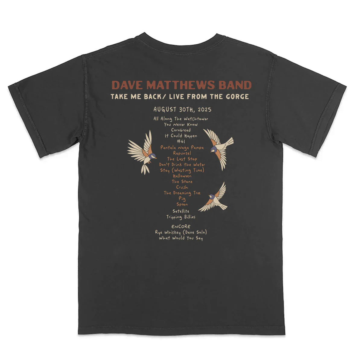 Take Me Back / Live From The Gorge Tee - Image 2